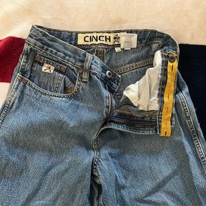 vintage, cinch men’s jeans